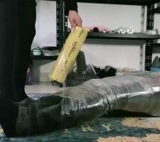 【一一S】保鲜膜包裹窒息踩踏 bf18204