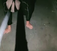 【嗯哼】深夜户外遛狗 bf21028