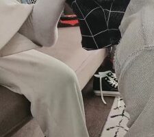 【奶味小仙女】帆布鞋超臭白袜气味羞辱【完整版】 bf26052