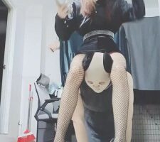 【美娜格格】长腿模特网袜高跟诱惑贱男 bf26543