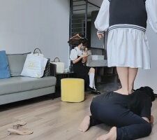 【黑兔sama】三学生S-鞭打/转胯/白丝原味诱惑【双视角版】 bf27054