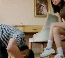 【紫琳】裸足踩脚垫/小白鞋白袜闻舔 bf32662