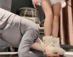 【cc.s】毛短靴踩虐/狗链遛狗/臭白袜脚捂脸 bf37227