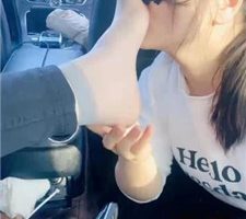 【高傲】情侣奴-车内舔脏鞋臭脚 JS240104-7