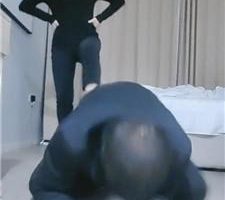 【文文文】素人S-LV板鞋踩踏/狗舌擦鞋/闻白棉袜【双视角版】bf39762