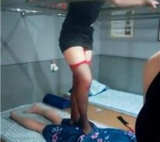 【泰丽】3S-轮流全体重踩踏/跪舔脏鞋原味jio bf43177