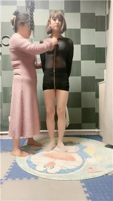 【盈盈】五花大绑强制囚禁变装奴 JS241212-25