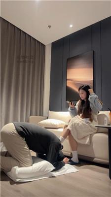 【子熙大人】原味白袜气味辱脚垫/赏赐圣水【双视角版】 JS241228-2