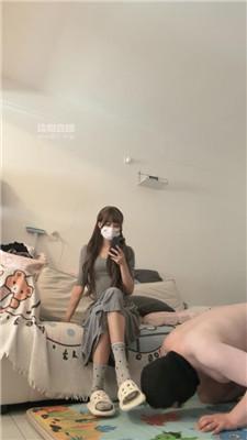 【鹿可】长袜拖鞋女神S-羞辱偷原味狗 JS250526-25