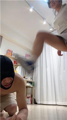 【二狗】高帮鞋白袜暴力踢踹踩踏 bf55855