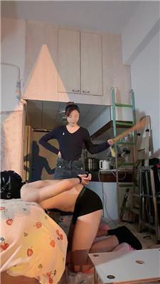 【狐狸】虐乳-白袜牛仔裤女神虐 JS260413-40