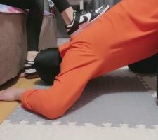 【曦晨】健身后原味鞋袜虐木乃伊 bf10268