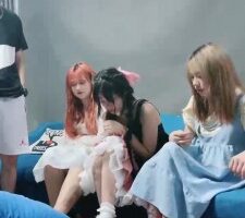 【狗哥】带三个洛丽塔表妹体验狗 bf17982