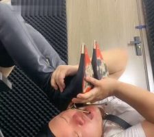 【靴嘉倪】圈养狗笼/舔脏鞋底/踩脚垫/碾压乳 bf32242