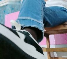 【可可黎黎子】近距离原味鞋袜jio恋足舔 JS23101110