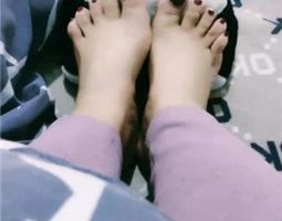 【冷百合】臭脚丫踩熊猫玩偶 JS240102-2