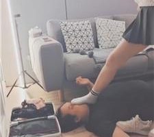 【月炎】超臭白袜气味辱/踩踏/脚耳光/袜子塞嘴/奴下奴 bf39166