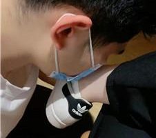 【曼妮老师】跪舔贝壳头白棉袜/裸足插嘴/踩踏喂食 JS240331-7