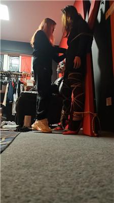 【月神】五花大绑+狗笼囚禁长毛怪 JS241224-28