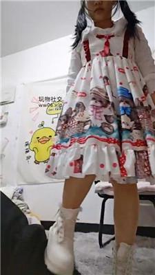 【广东木木】可爱洛丽塔脏鞋踩踏喂食 JS250112-29