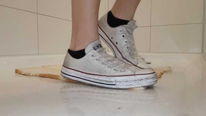 健身美女脏脏帆布鞋制作口水面包狗粮 YC-250327-2