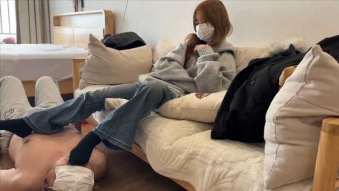 【小鲨鱼殿下】日常调教踩脖子踩手 YC-250327-5