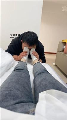 【小奕】拖鞋白袜玩虐家奴 JS250521-28