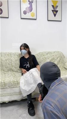 【素人抽水机】运动鞋原味棉袜踩狗脸 JS250715-5