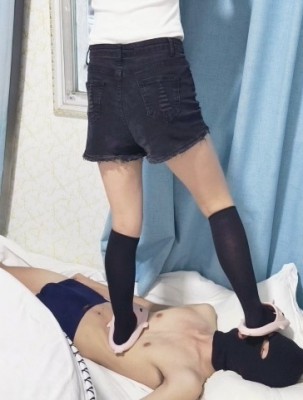 鲨鱼拖鞋全体重蹍踩舔鞋底 ACYC-5083